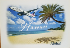 ALASKA Airlines Aloha! HAWAII  Service 2007 Postcard, New - £4.75 GBP