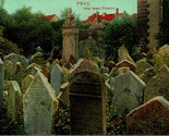Vtg Carte Postale 1910s Prague Tchécoslovaquie Autel Israël Friedhof Dét... - $108.55