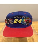 VTG Jeff Gordon #24 Rainbow Warrior Car Snapback Cap Dupont Refinish Rac... - £22.86 GBP