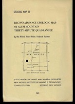 New Mexico Bureau of Mines Geologic Map: Alum Mountain Thirty-Minute Quadrangle - £9.64 GBP