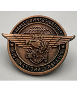Harley Davidson Owners Group HOG U.S. National Rallies Vest Pin Cap Jacket - £11.84 GBP