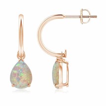 Authenticity Guarantee

ANGARA Pear-Shaped Cabochon Opal Drop Earrings with S... - £590.30 GBP