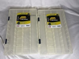 NEW Lot Of 2 Plano ProLatch Stowaway Utility Box 4-24 Adjustable Dividers 3700 - £19.46 GBP
