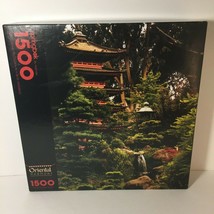  Vintage 1500 Piece Springbok Puzzle &quot;Oriental Harmony&quot;  from 1989 Hallmark - $18.69