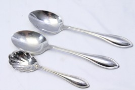 Oneida Arbor American Harmony Stainless Serving Spoons Sugar Spoon  Lot ... - £15.08 GBP