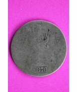 1876 P Seated Liberty Dime Exact Silver Coin In Pics Smashed Low Grade F... - $23.77