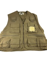 Vintage Black Sheep Fishing Vest Mens Size XL Water Repellent Duck Pocke... - $28.71