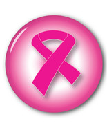 25 COUNT BREAST CANCER AWARENESS BUTTONS W/ PIN BACK SHOW YOUR SUPPORT - $68.04 CAD
