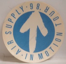AIR SUPPLY - 1986 IN MOTION TOUR ORIGINAL CONCERT TOUR CLOTH BACKSTAGE PASS - $10.00