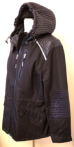 Michael Kors Women&#39;s Hooded Jacket Sz.-XL Black - £39.53 GBP