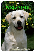 Yellow Labrador Best Of Breed Aluminium Indoor/Outdoor Sign - $20.95