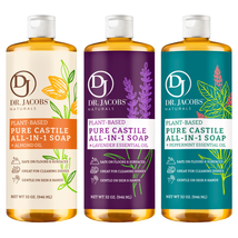 Pure Castile Soap, Variety Pack, 32 Oz, 3-Count - £36.10 GBP