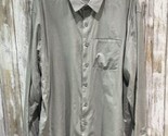 Arcteryx Men Button Shirt XL Gray Long Sleeve Cotton Blend B63 - $46.74