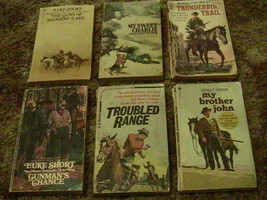 [P17F] (Lot Of 6) Paperback Westerns By Short, Mann, Purdum, Westheimer - £12.47 GBP