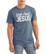 Vintage Funny Tshirt - Y&#39;all Need Jesus Tee Shirt -Church Shirt - 3X - €16,16 EUR