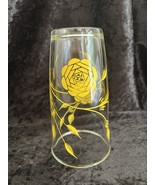 Vintage Hazel Atlas Pint Sour Cream Glass Yellow Flowers - €17,16 EUR