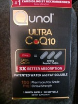 Qunol Ultra CoQ10 Dietary Supplement 100 mg 30 Softgels  (A8) - £12.46 GBP