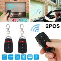 2Pcs Universal Garage Door Remote 433Mhz Electric Cloning Control Key Fo... - $15.19