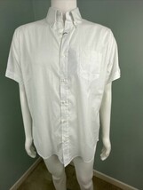 NWT Men&#39;s Ben Sherman S/S White Mod Fit Classic Fit Button Down Shirt Sz... - $32.66
