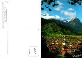 Germany Bavaria Garmisch-Partenkirchen Zugspitze Wetterstein Mountains Postcard - £7.38 GBP