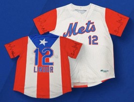 NY Mets Francisco Lindor Puerto Rico Jersey #12 SGA 7/2/2025 Size XL - €75,71 EUR
