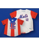 NY Mets Francisco Lindor Puerto Rico Jersey #12 SGA 7/2/2025 Size XL - $122.23 CAD