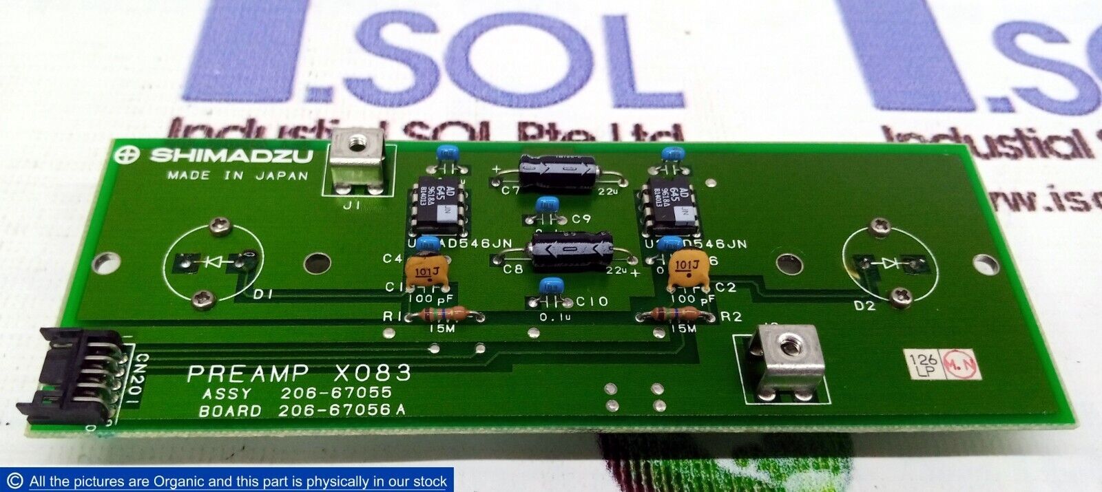 Shimadzu 206-67055 Preamp Assy X083 206-67056 A For UV-1601 Spectrophoto... - $579.00