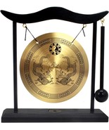 Zen Art Brass Feng Shui Desktop Gong H1303 - $31.95