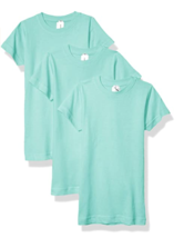 AquaGuard 2616 Girls&#39; 3-Pack Fine Jersey Longer Length T-Shirt, Chill (B... - $7.31