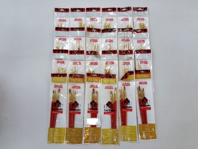 24 Sets of NIP Assorted Artist Paint Brushes (Item 270) - $28.70