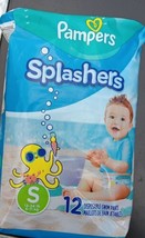 6 Pks. Pampers Splashers Swim Diapers Disposable SMALL 13-24 lb 12 Ct.(Z... - £23.40 GBP