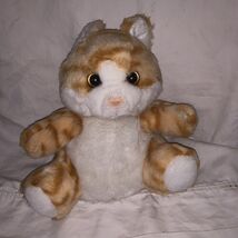 Vintage 1997 Ganz Casey Orange Tabby Cat Plush Hand Puppet Striped Hard ... - $23.78