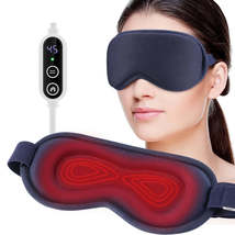 Electric Vibration Eye Massager Heated Eye Mask Wireless Relieve Eye Str... - $35.99
