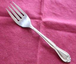 Manor House Stainless MHO 1 Pattern  Salad Fork Japan 6.25&quot; Glossy Floral Tip - £4.75 GBP