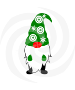 Gnome 5a-Digital ClipArt-Art Clip-Gift Tag-Holiday-Scrapbook-Gift Card.  - $37.17 MXN