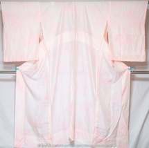 Light Pink Silk Nagajuban 137cm Wide 137cm Long - Traditional Japanese Juban for - £43.86 GBP