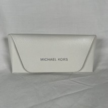 Michael Kors Sunglasses Case Soft Shell Felt Lined White Eyeglasses Carr... - $14.48