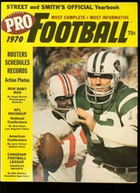 STREET AND SMITH&#39;S PRO-FOOTBALL YEARBOOK 1970 NAMATH VF/NM - $169.75