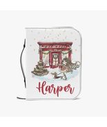 Book/Bible Cover, Christmas Toy Shop, Girl Brunette Hair XL - $68.97