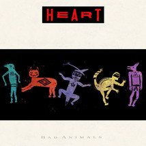 Album Covers - Heart - Bad Animals (1987) Album Poster 24&quot;x 24&quot; - £31.41 GBP