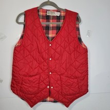 Mens Klondike Red Quilted VTG Flannel lining stiches coming out Size M U... - £19.28 GBP