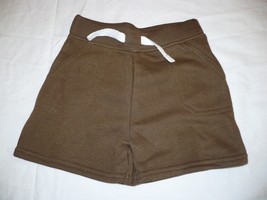 Garanimals Girl&#39;s French Terry Shorts With Pockets Brown Size 3-6 Months... - $8.32