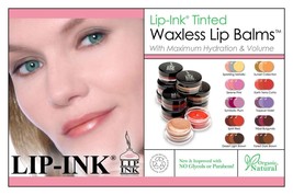 Lip Ink Lot Tinted Waxless Lip Balm (Set of 10) - £134.50 GBP