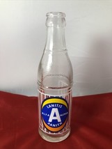 Lanitis Bros Alfa Alpha  ACL Soda Glass BOTTLE Bottled in Cyprus Lemon F... - £31.69 GBP
