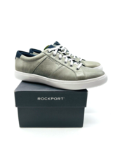Rockport Men&#39;s Jarvis Lace-to-Toe Leather Sneaker - Dark Grey, US 9.5M / EUR 43 - £43.52 GBP