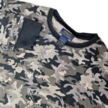 Polo Ralph Lauren Mens Thermal Shirt Size XL Camouflage Waffle Knit Blac... - €20,21 EUR
