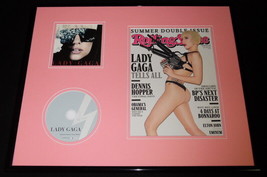 Lady Gaga 16x20 Framed 2010 Rolling Stone Magazine &amp; The Fame CD Set - £62.14 GBP