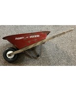 Vintage Radio Flyer Mini Red Metal Wheelbarrow Planter Porch Garden Decor - €11,07 EUR