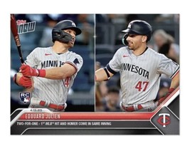 Limiited Edition Edouard Julien Rc 2023 Topps Now #117 - Mlb Minnesota Twins Rc* - £14.81 GBP