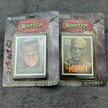 Classic Monsters Magnet Boris Karloff as The Mummy And Frankenstein Stam... - $12.19
